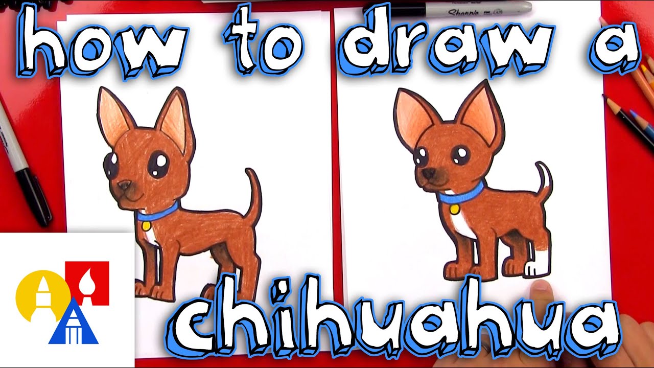 1280x720 How To Draw A Chihuahua - Cute Chihuahua Drawing