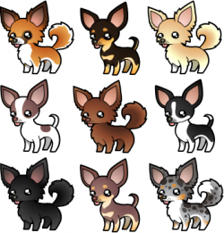 250x261 cute chihuahua cartoons here you'll find a selection of cartoon - Cute Chihuahua Drawing