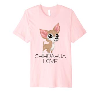 342x320 Pink Chihuahua Love T Shirt With Cute Drawing Clothing - Cute Chihuahua Drawing