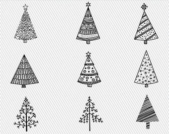 340x270 Drawn Christmas Tree Cute - Cute Christmas Tree Drawing