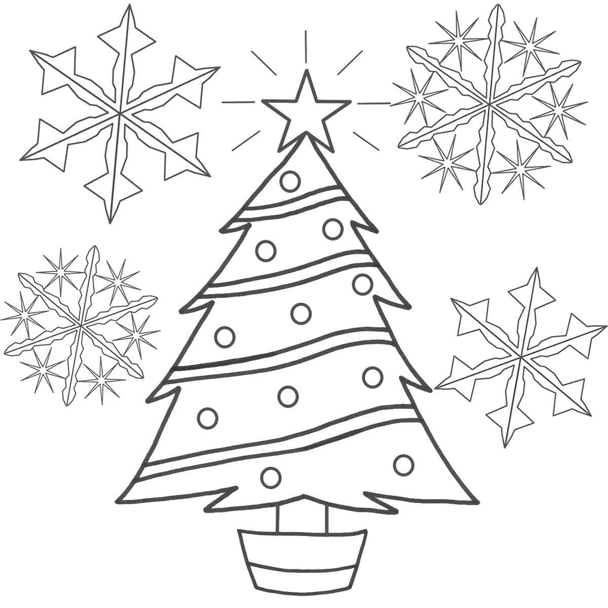 1200x1200 Cute Christmas Tree Drawing - Cute Christmas Tree Drawing