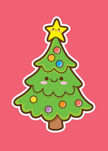 Cute Christmas Tree Drawing At Paintingvalleycom Explore