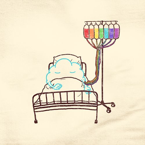 500x500 Rainbow Transfusion Drawing Drawings, Art, Cute Drawings - Cute Cloud Drawings