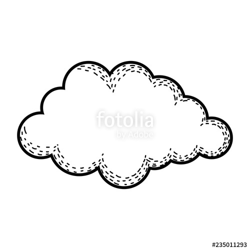500x500 Cute Cloud Drawing Icon Stock Image And Royalty Free Vector - Cute Cloud Drawings