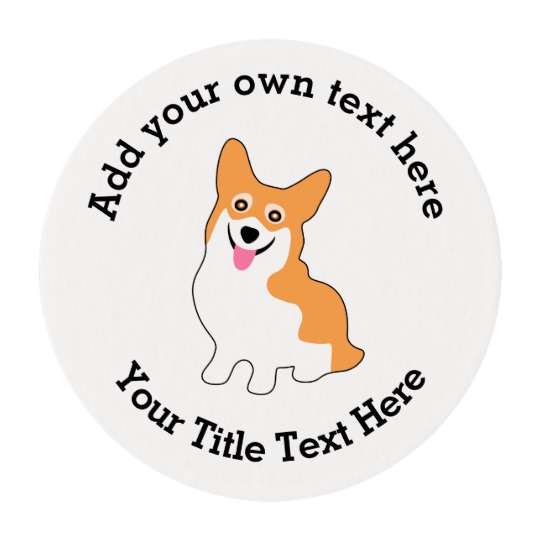 540x540 Cute Corgi Drawing - Cute Corgi Drawing