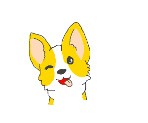 300x250 Cute Corgi Drawing - Cute Corgi Drawing