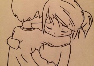 300x210 nice couple pencil drowing pics lovely pencil sketch lovely pencil - Cute Couple Cartoon Drawings