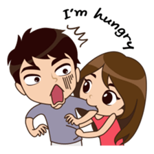 224x224 carton drawing couple transparent png clipart free download - Cute Couple Cartoon Drawings