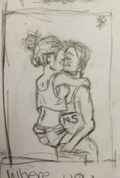 500x742 Cute Couple Drawing Uploaded - Cute Couple Drawing Pictures