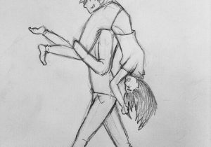 300x210 Cute Couple Sketches - Cute Couple Drawings