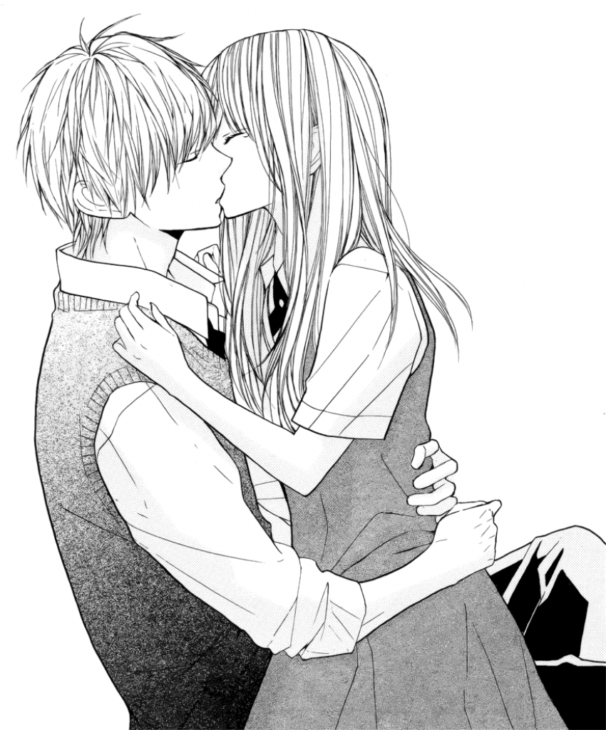 850x1024 anime couple hugging drawing anime couple on tumblr anime cute - C...