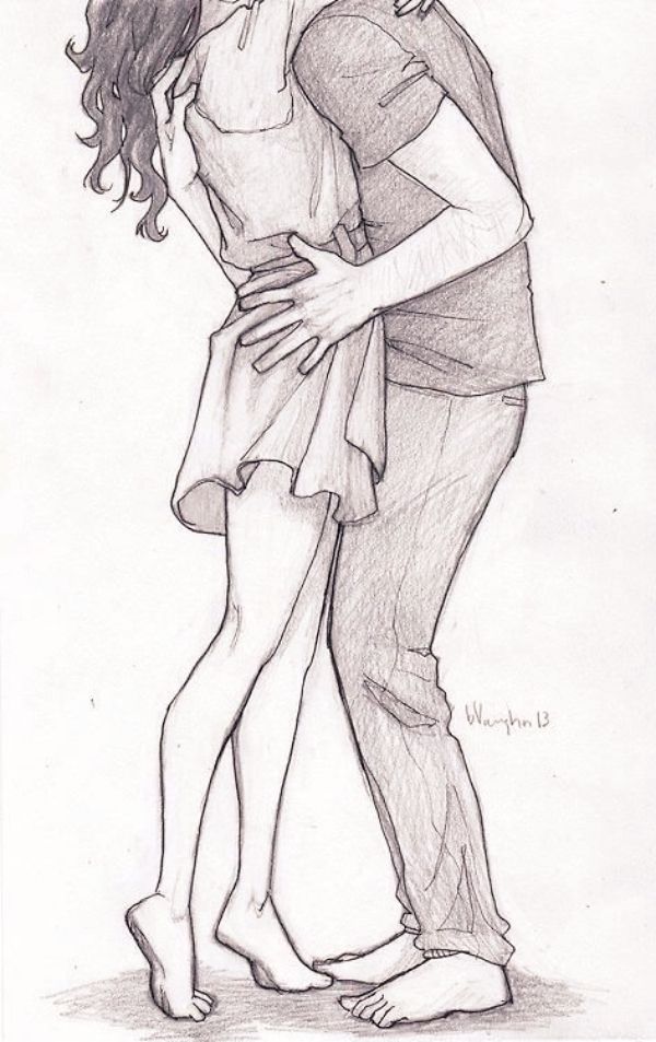 Cute Couple Pencil Drawing At Paintingvalleycom Explore