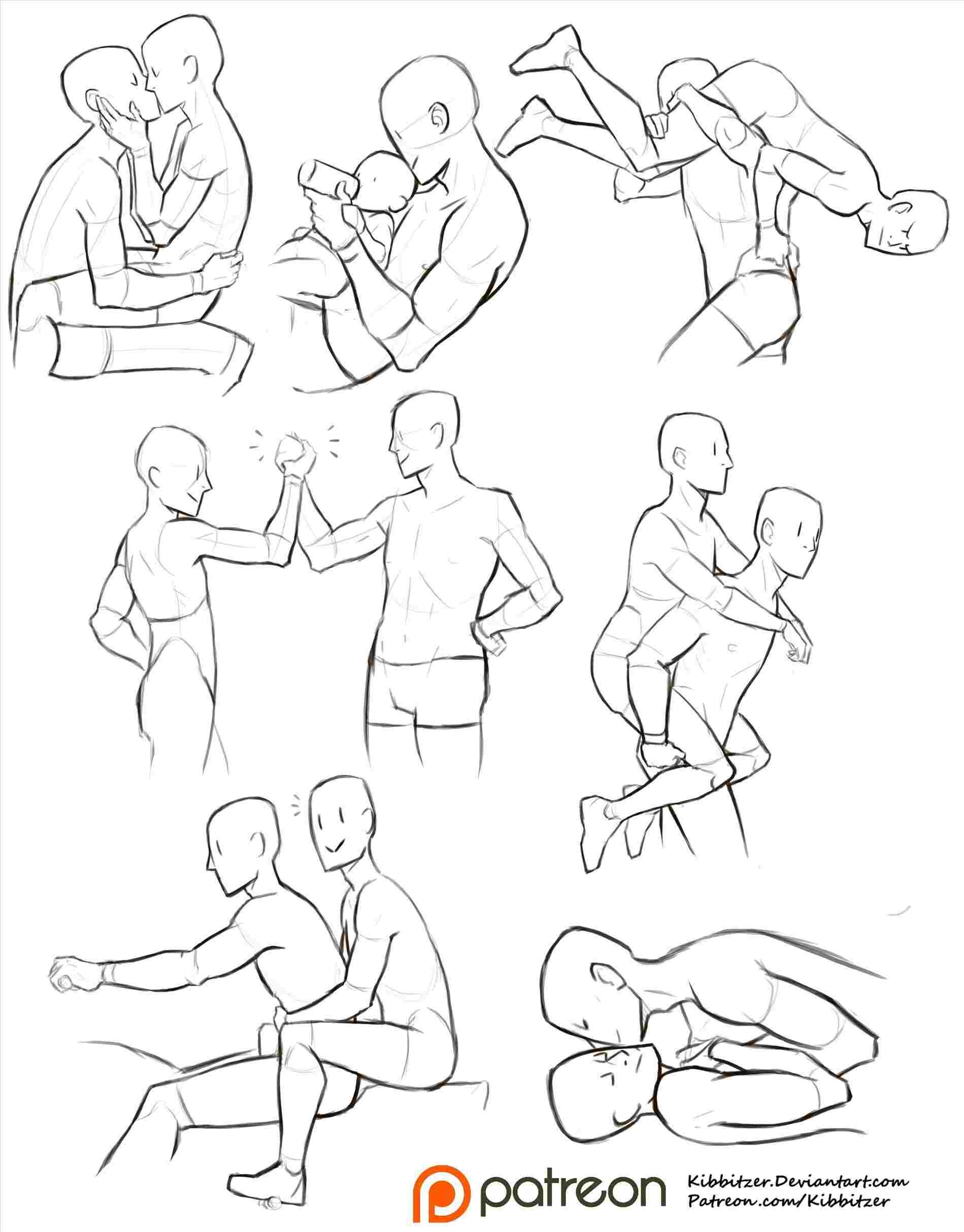 Drawing References Cute Couple - Cute Couple Poses Drawing. 