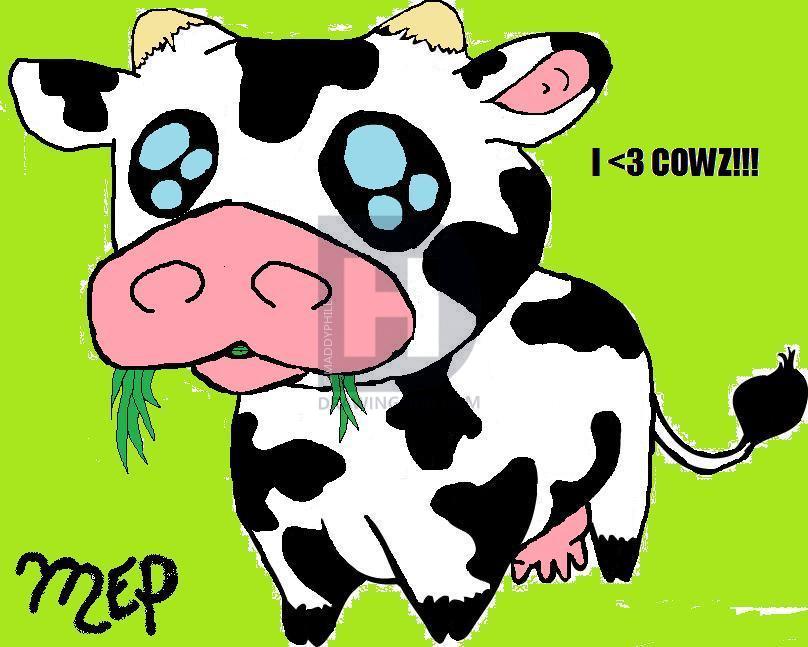 808x647 Cute Cow Drawing - Cute Cow Drawing