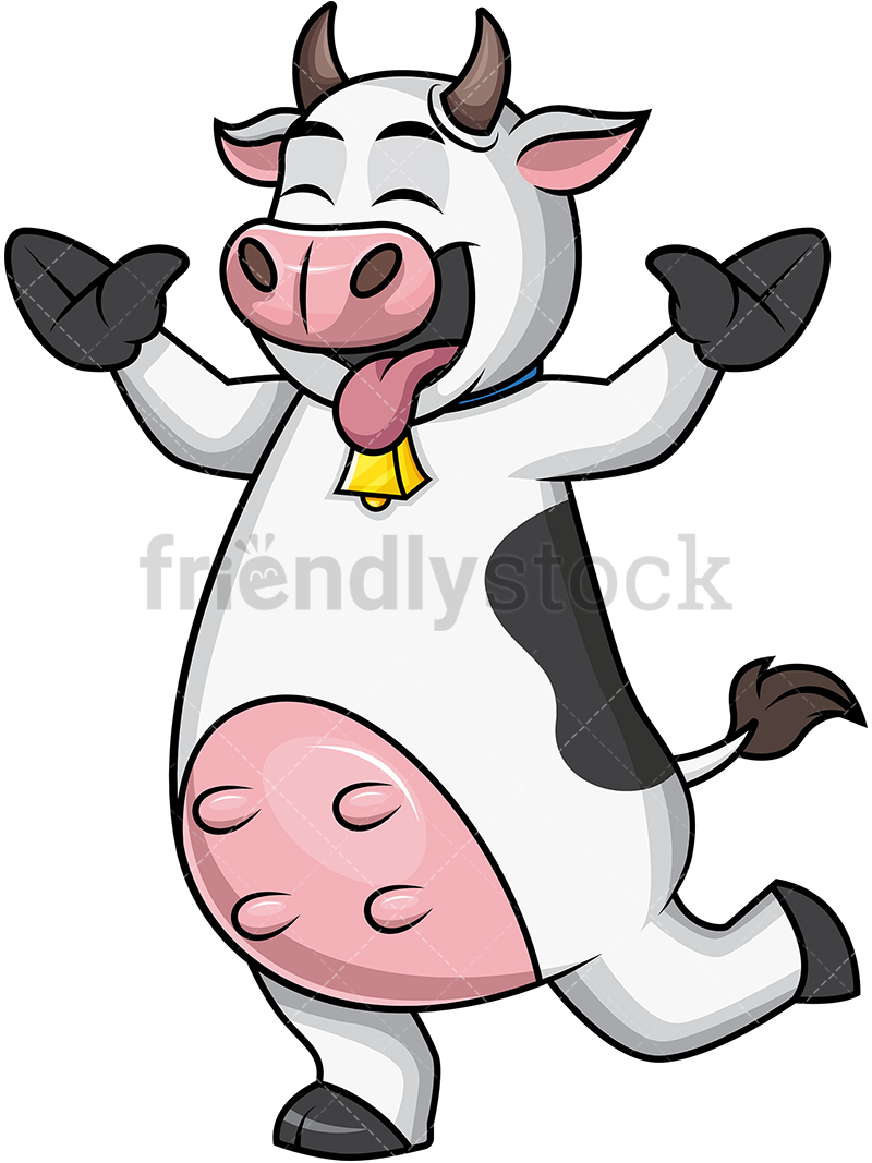 800x1067 Funny Cow Being Silly Cartoon Clipart Vector - Cute Cow Drawing