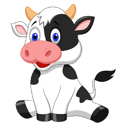 400x400 cartoon cow drawing cute cartoon cows cute cartoon farmyard cows - Cute Cow Drawing