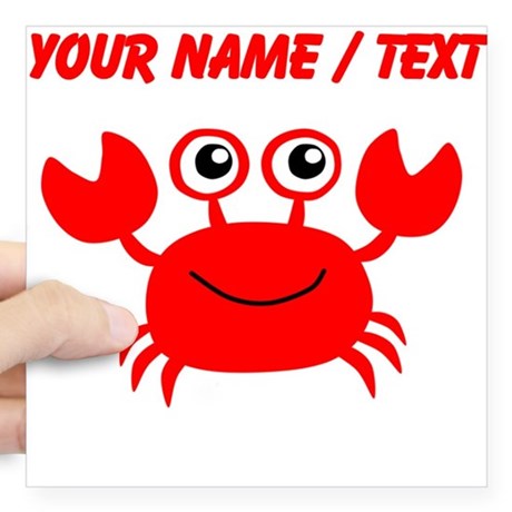 460x460 Cute Crab Drawing Stickers - Cute Crab Drawing