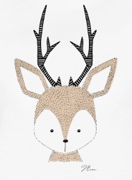 190x260 Cute Deer Women's Premium T Shirt Spreadshirt - Cute Deer Drawing