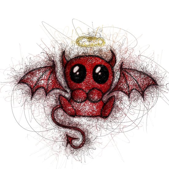 Cute Devil Drawing at Explore collection of Cute