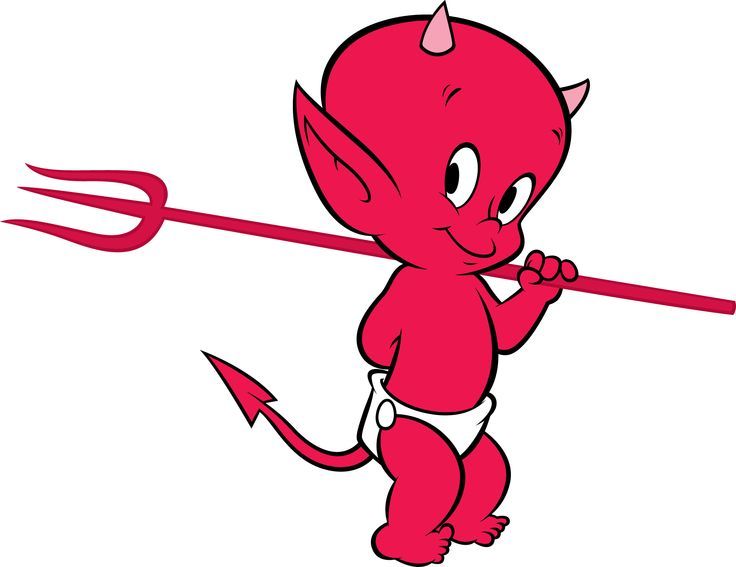 736x567 Cute Devil Drawing - Cute Devil Drawing