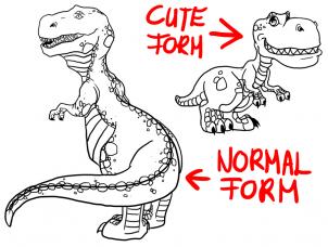302x228 how to draw how to draw cute dinosaurs, cute dinosaurs - Cute Dinosaur Drawing