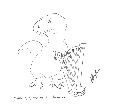 394x384 Meet The Couple Behind T Rex Trying, The Cute New Comic That Has - Cute Dinosaur Drawing Tumblr