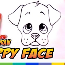 Cute Dog Drawing Step By Step at PaintingValley.com | Explore ...