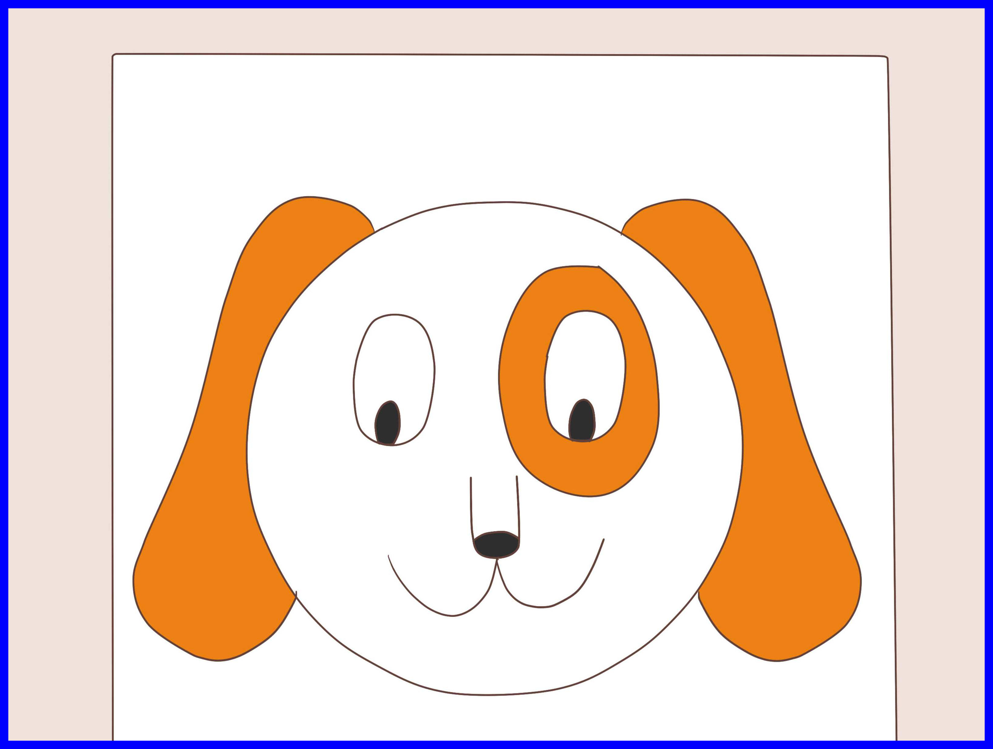 3254x2454 dog face cartoon drawing stunning cute dog cartoon drawing - Cute Dog Cartoon Drawing