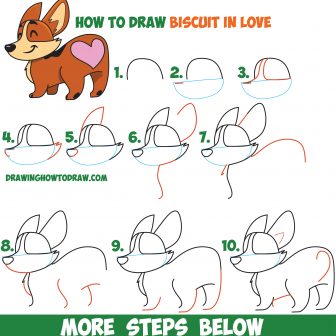 Cute Dog Drawing Step By Step at PaintingValley.com | Explore ...