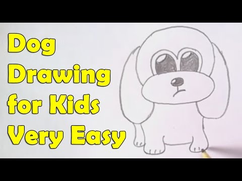 480x360 How To Draw Dogs - Cute Dog Drawing Step By Step
