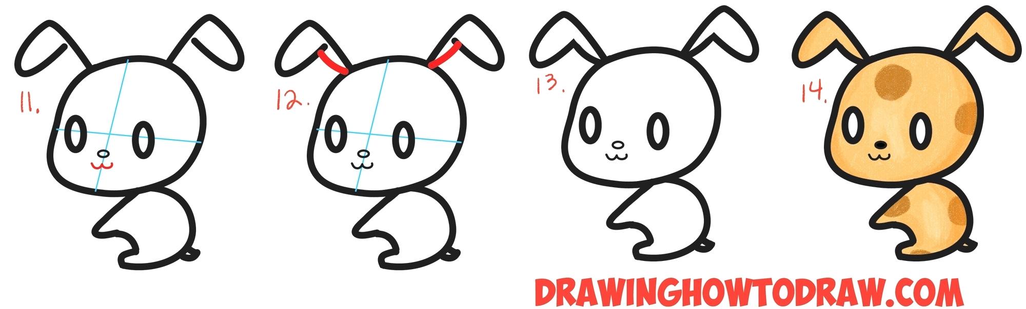2000x604 Pictures Cartoon Cute Dogs Drawing Easy - Cute Dog Drawing Step By Step
