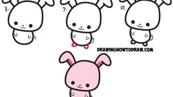 570x320 Cute Dog Drawing Step - Cute Dog Drawing Step By Step