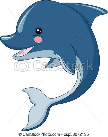 372x470 cute dolphin illustration of cute dolphin - Cute Dolphin Drawing