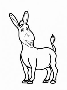 Donkey Face Drawing at PaintingValley.com | Explore collection of ...