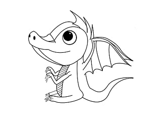Cute Dragon Drawings