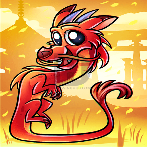 500x500 How To Draw Dragons Best Dragon Drawing Tutorials - Cute Dragon Drawings