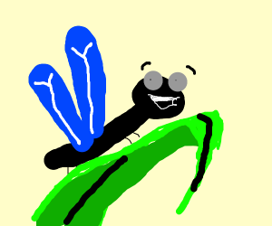 300x250 a cute dragonfly drawing - Cute Dragonfly Drawing