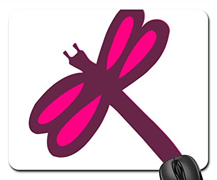 425x352 Mouse Pad - Cute Dragonfly Drawing