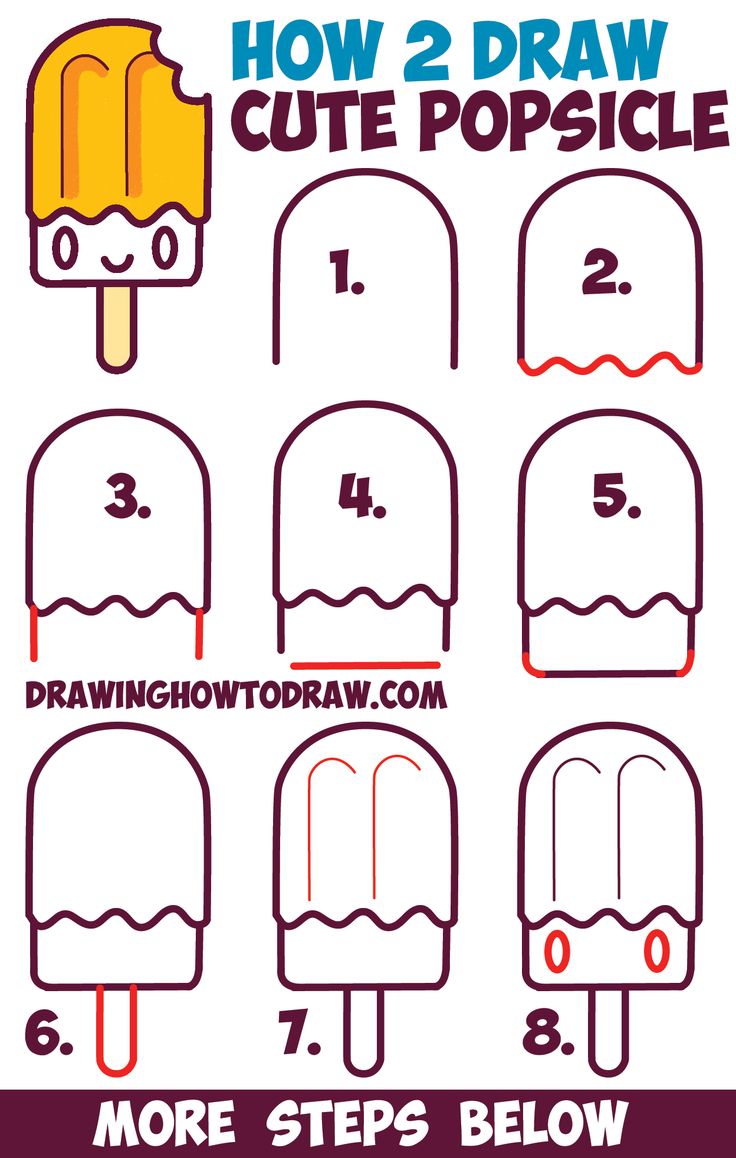 736x1158 Easy Drawing People For Kids - Cute Drawing Ideas For Kids