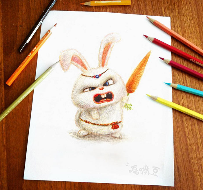 700x655 Cute Drawing Bored Panda - Cute Drawing Pics
