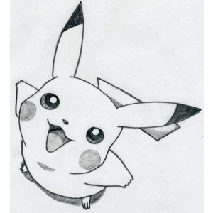 300x300 art, childhood, cute, drawing, pikachu - Cute Drawing Pictures