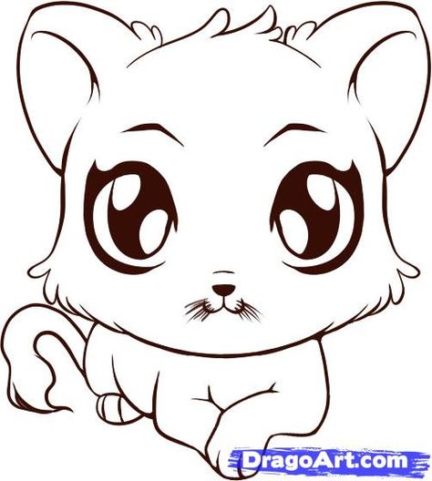 474x528 How To Draw Cute Animals, Step - Cute Drawing Pictures Of Animals