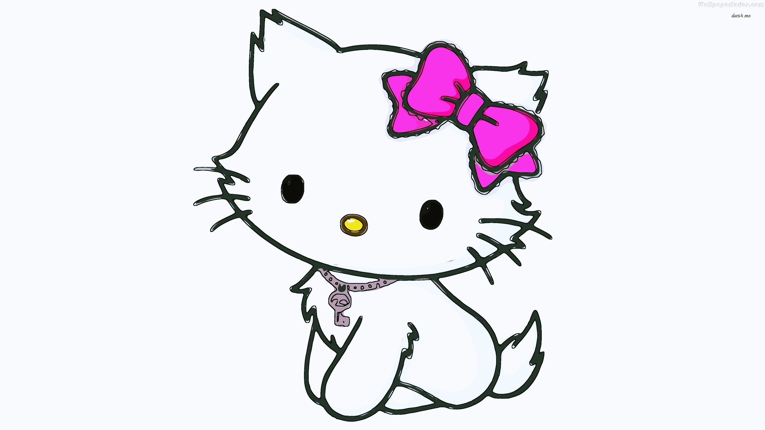 2560x1440 Cute Hello Kitty Drawing Wallpaper - Cute Drawing Wallpapers