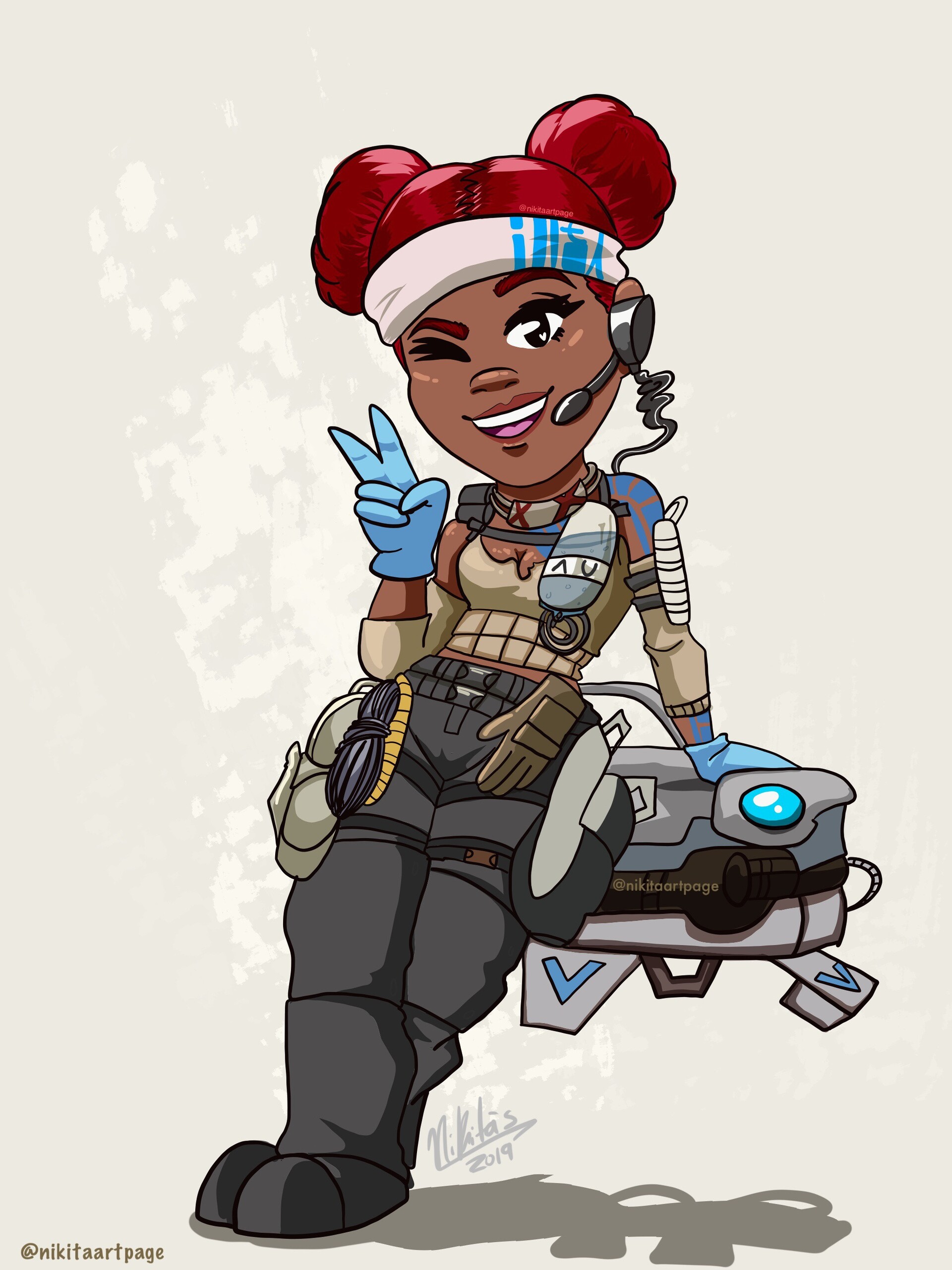1920x2561 lifeline apex legends cute drawing art - Cute Drawing Wallpapers