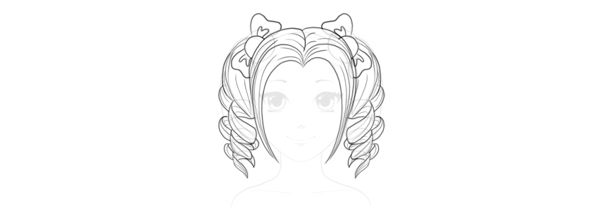 850x316 How To Draw Anime Hair - Cute Drawings Anime