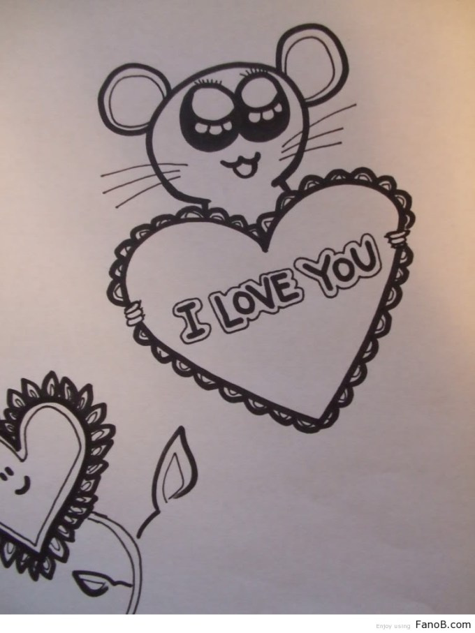 Cute Drawings For Him at Explore collection of