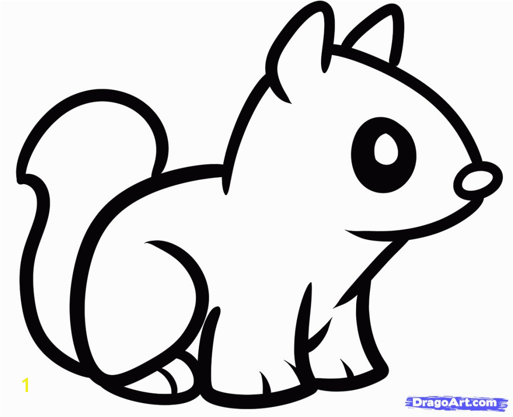 1024x833 cute baby animal coloring pages dragoart cute animals drawings - Cute Drawings For Kids