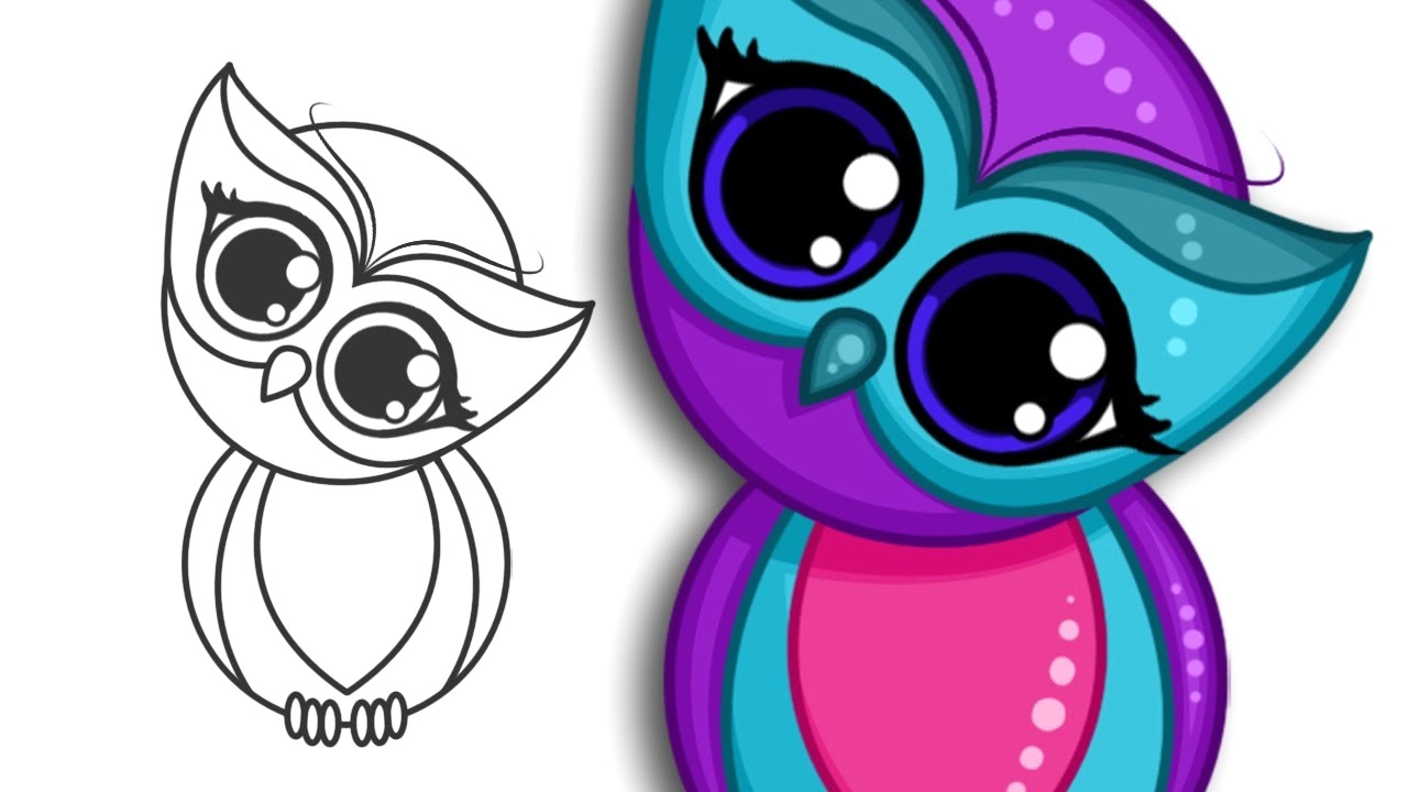 1280x720 maxresdefault cute owl drawings for kids - Cute Drawings For Kids