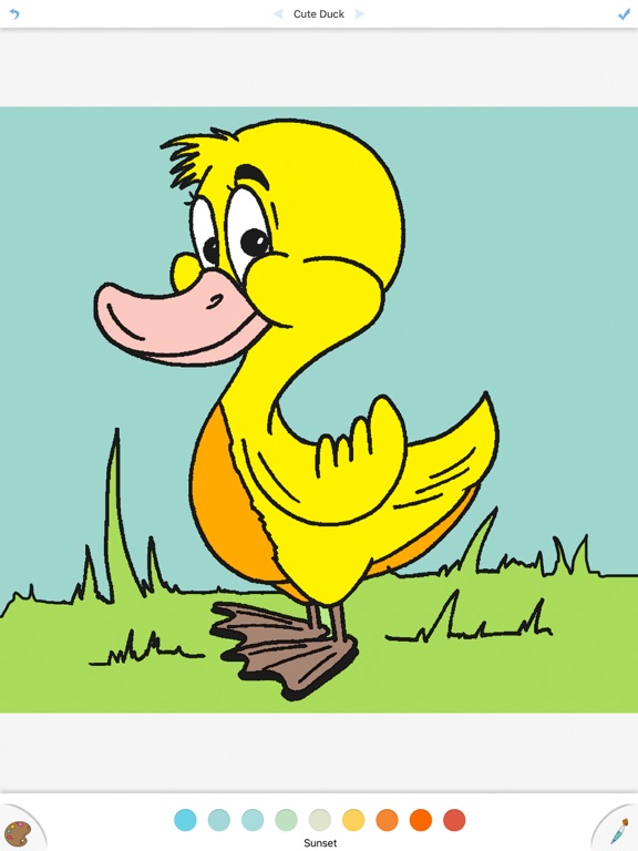 576x768 cute duck coloring drawing book for kids app price drops - Cute Duck Drawing