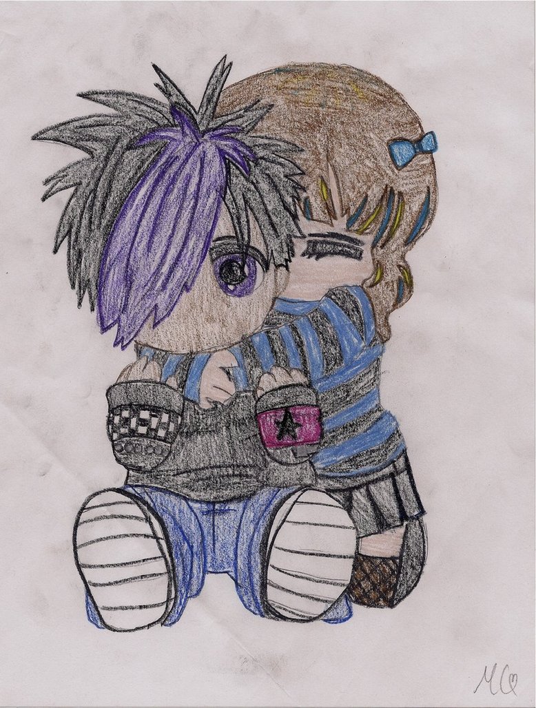 778x1028 Emo Couple Drawings Cartoons Gtgt - Cute Emo Couple Drawings